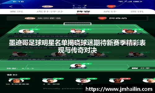 墨迹哥足球明星名单揭晓球迷期待新赛季精彩表现与传奇对决